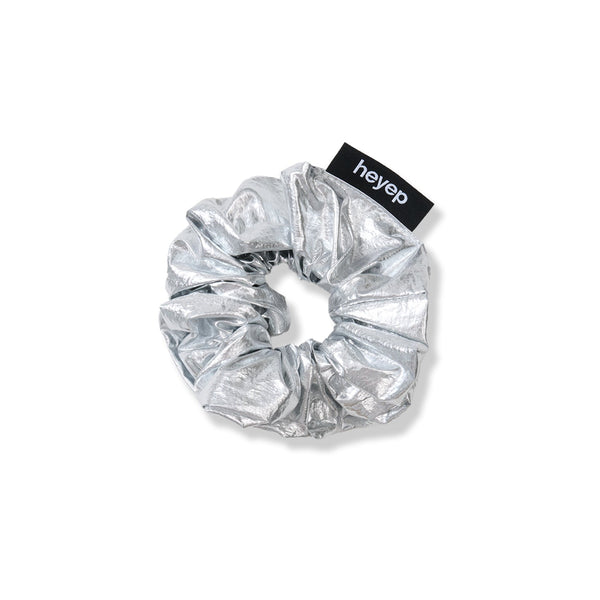 Gloss Scrunchie〈Silver〉