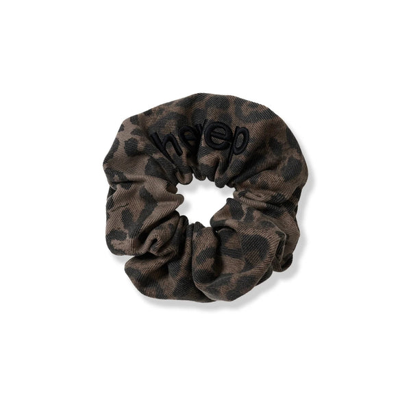 Leopard Scrunchie〈Brown〉
